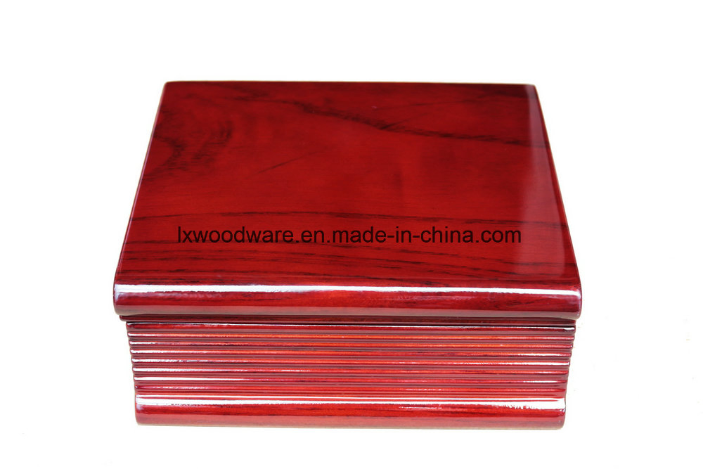 Rosewood Piano Finish Luxury Wooden Craft Book Clock Unique Table Gift Clock