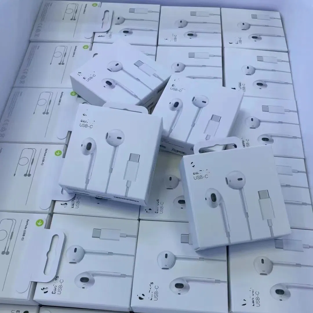 1: 1 Original Type C Bluetooth Headset Lightning Earbuds Headphone for iPhone