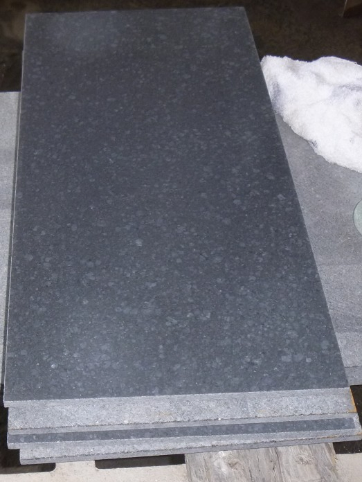 Factory Prices Honed Absolute Black Granite Tiles for Flooring and Wall Cladding