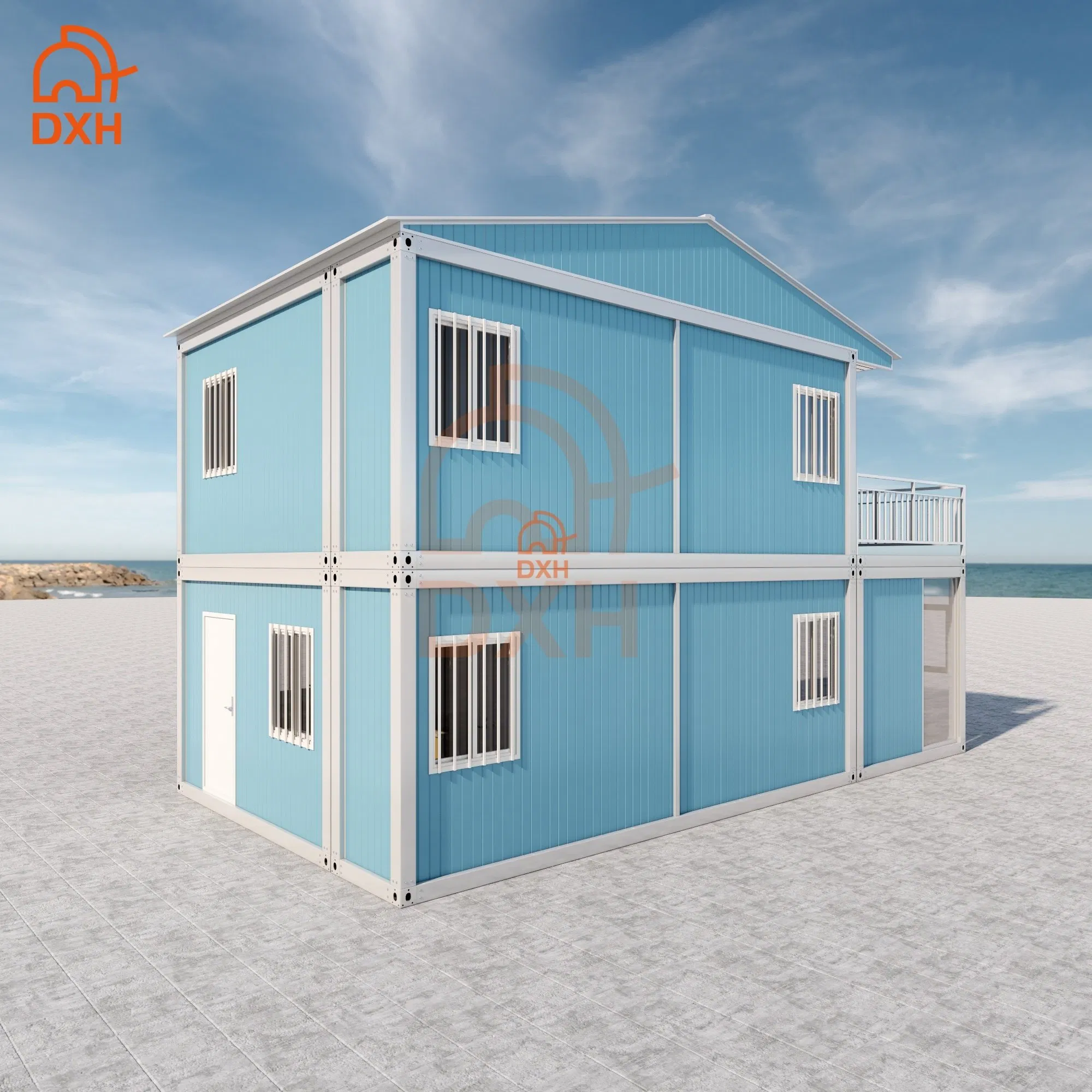 Dxh Manufacture Customized Prefab Flat Pack Portable Buildings Container Medical Room Hospital House Clinic Home