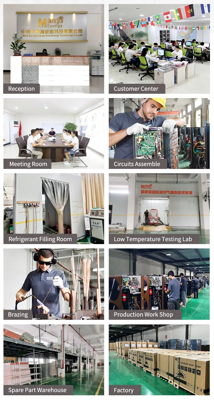 Low Sound R290 Single Fan Air Source Heat Pump Water Heater