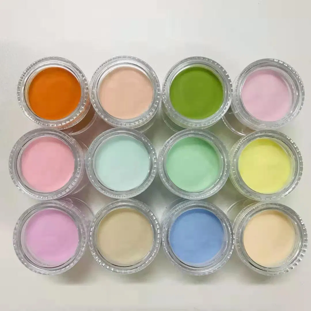 30g Nude Pink Acrylic Nail Powder Private Label Crystal Clear Cover Polymer Powder for Nails OEM Custom Factory Nail