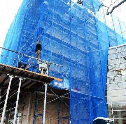 100 Gram Fire Retardant Construction Debris Netting Building Construction Safety Net Debris Net with Eyelet for America