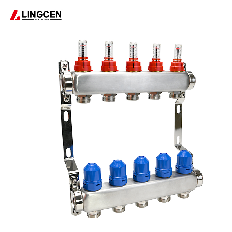 Stainless Steel Manifold Plumbing Under Floor Heating System Water Collector