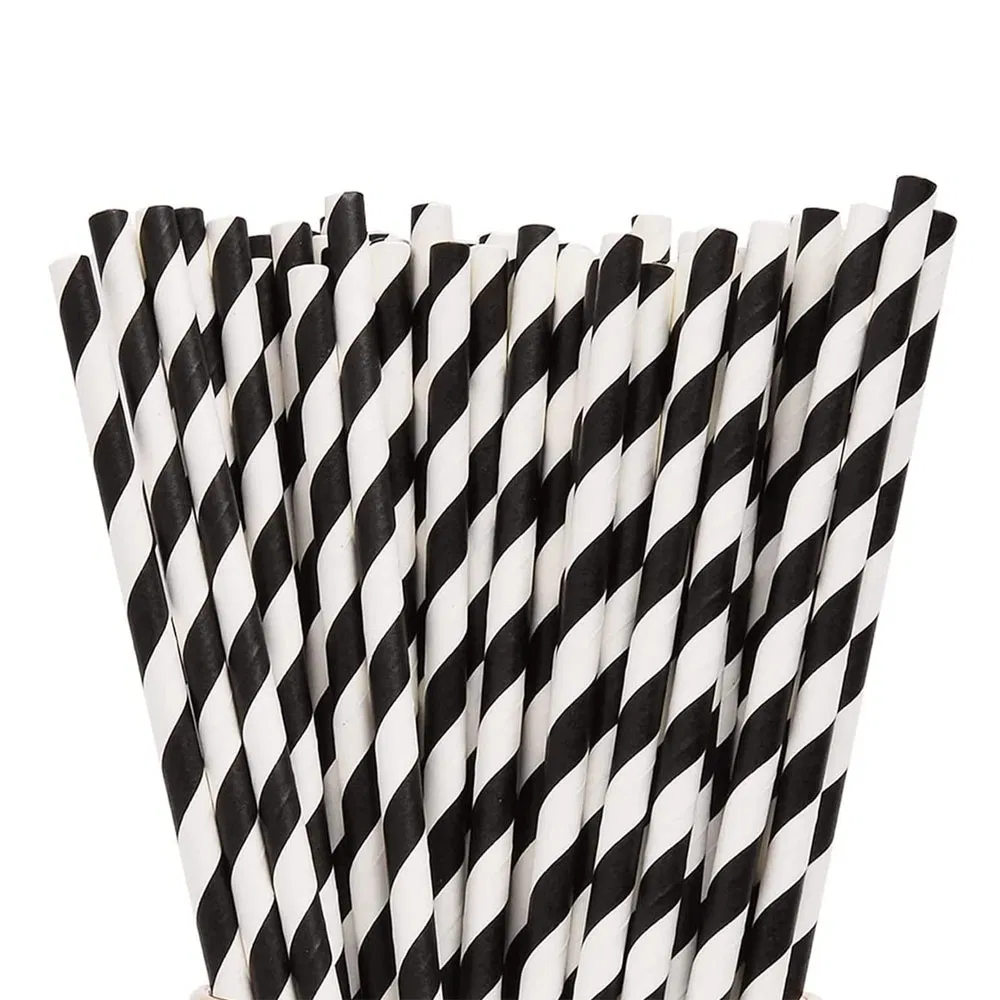 Hot Sale High Quality Manufacturers Disposable Color Paper Straws Biodegradable Paper Straw Drinking