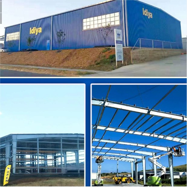 Lightweight Prefab Metal Steel Warehouse Building with High Seismic Resistance