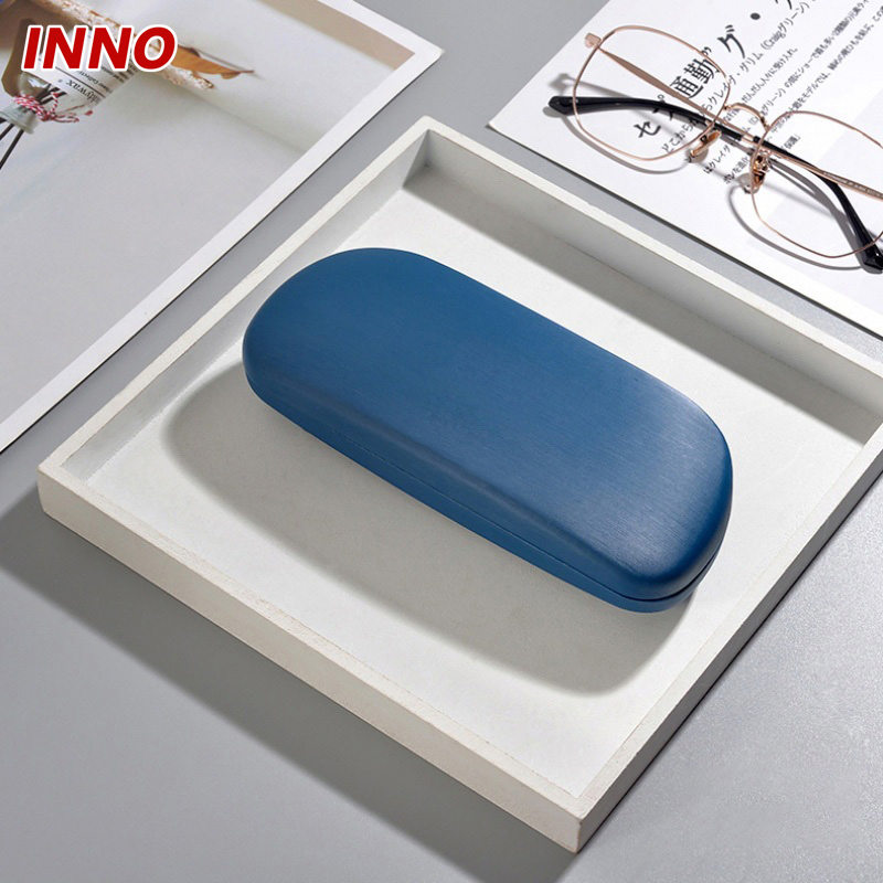 Inno-T185 Round Outline, Elegant Hard Shell Portable Glasses Case for Optical Glasses