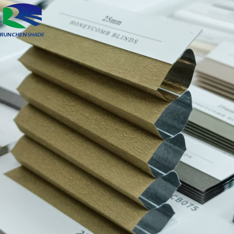 Honeycomb Blind Raw Material of Fabric 20mm 25mm Non-Woven Fabrics for Honeycomb Curtains Customized Cellular Blackout Fabric