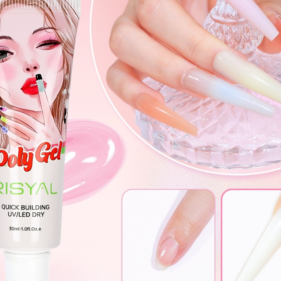 Hard Builder Nail Extension Gel No Burn Self Leveling for Professional Nail Beauty Wholesale Custom Color