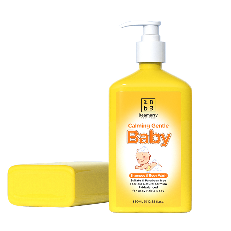 Wholesale Cosmetics Factory Price Private Label Natural Baby Shampoo and Body Wash 2 in 1 Calming Gentle Baby Shampoo & Body Wash