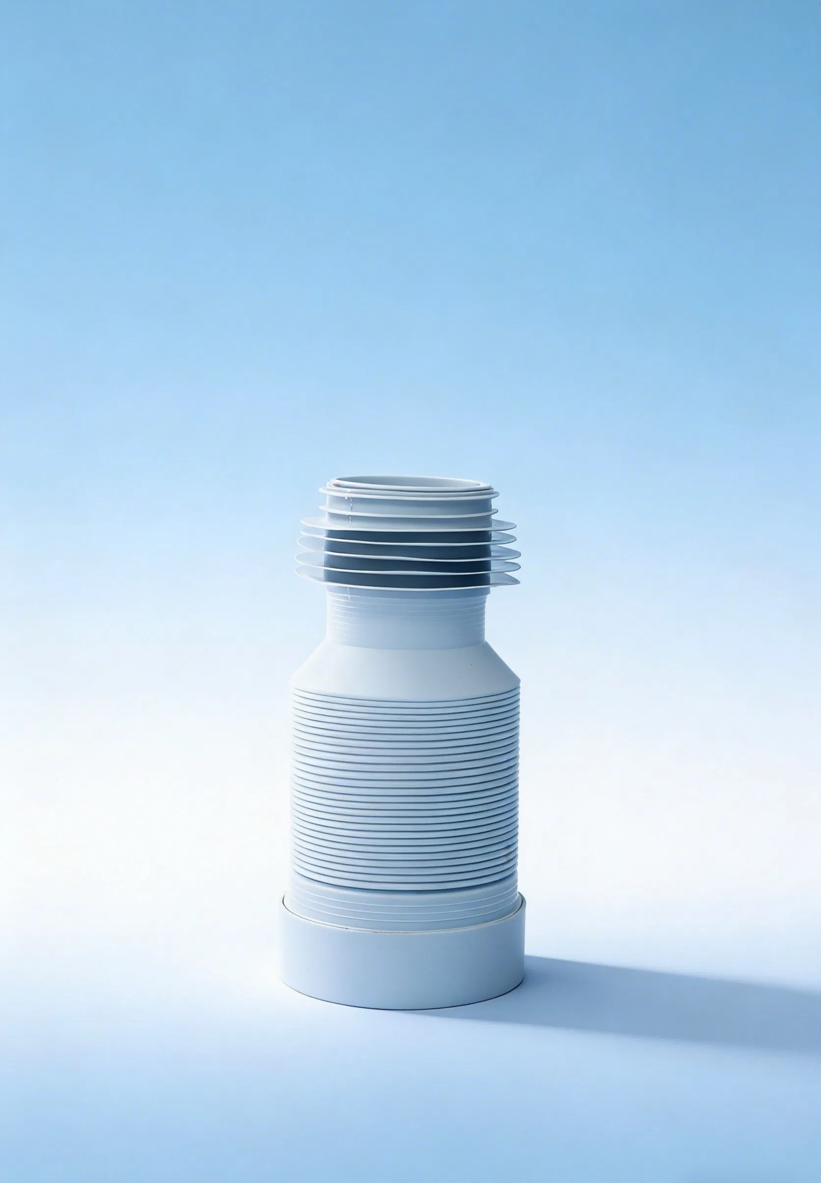 Bathroom Toilet Waste Pipe 4'' Plastic Pan Connector Without Metal Leak-Proof Adapter