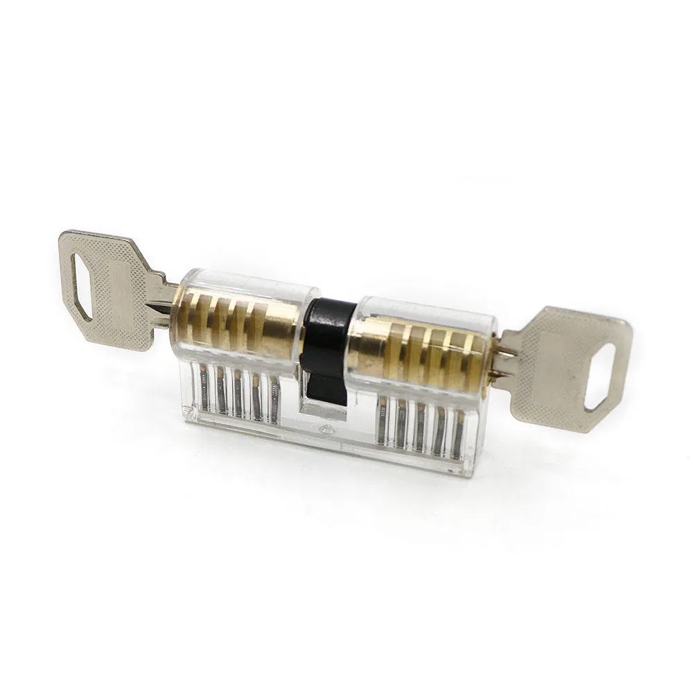 Clear Padlock Waterproof Locksmith Training Transparent Practice Padlock