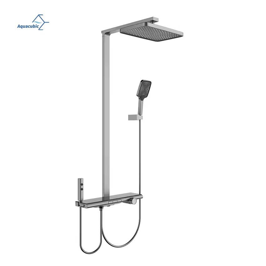 Душевая система LED с клавишами пианино и термостатом