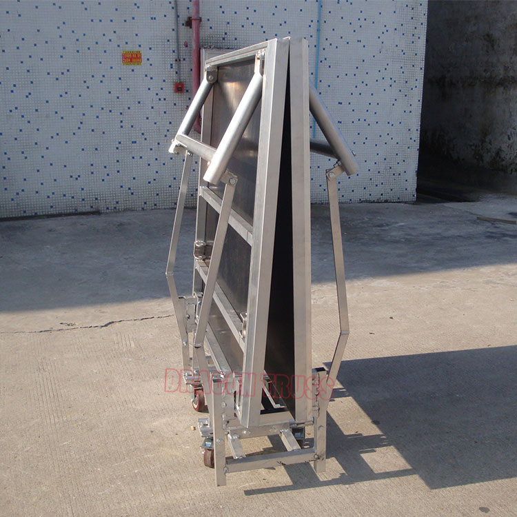 Dragonstage Mobile Folding Stage with Wheels Used Wedding for Sale