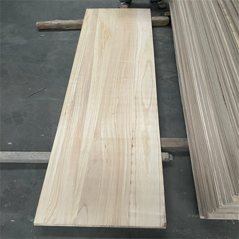 Paulownia Coffins Wood Timber Board Edge Glued Panel Building Material Crafts Jointed Board