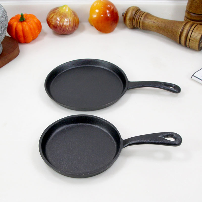 Factory Supply Preseasoned Cast Iron Frypan Set for Delicious Cooking