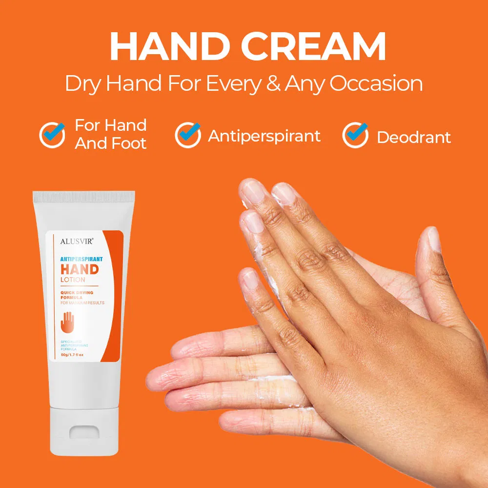 Vegan Hand Lotion Antiperspirant Gently Absorbs Sweat Moisturising Hydrating