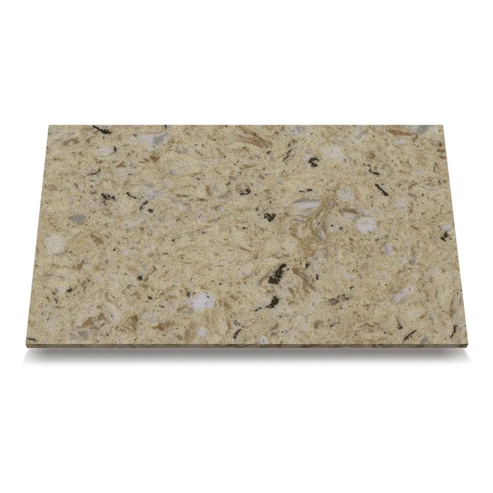 Artifical Stone White Quartz Slabs, Whitley Quartz Stone for Kitchen Countertop