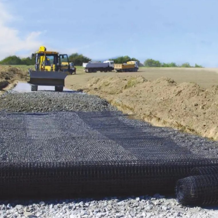 Basalt Fiber Mesh Geogrid for Driveway Construction Road Paving Versatile Construction Material