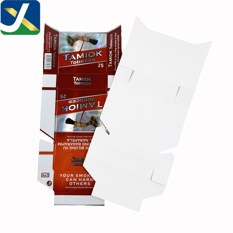 Custom Silver Cardboard Cigarette Box for *** Packaging