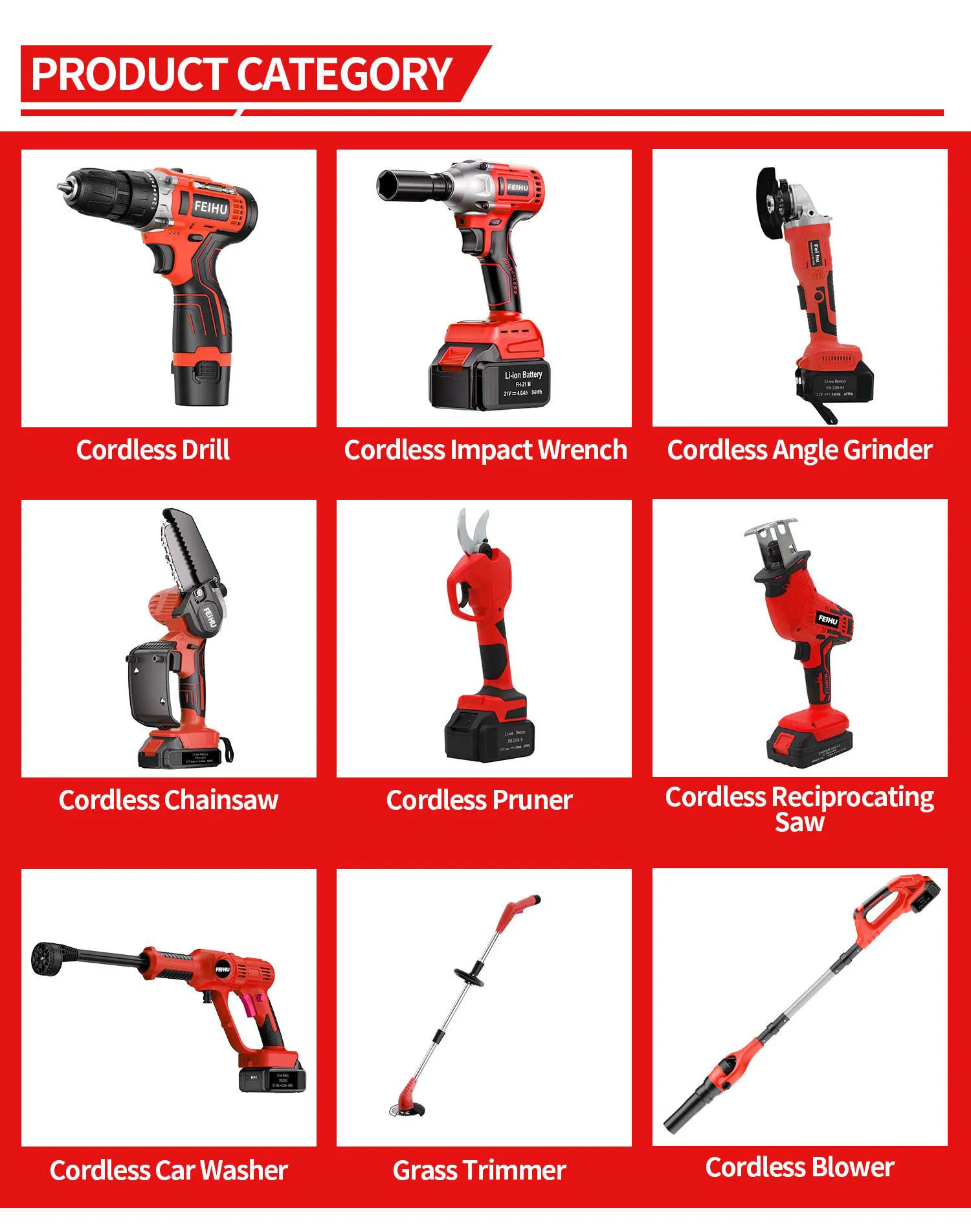 Аккумуляторный лобзик FEIHU для дерева, 150 мм