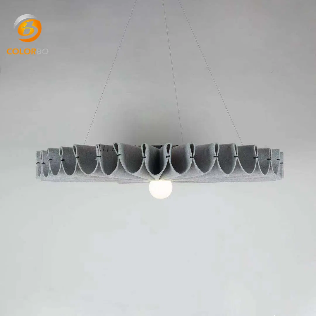 Sample Provided Modern Design sound barrier PET Felt LampShade with Good Service