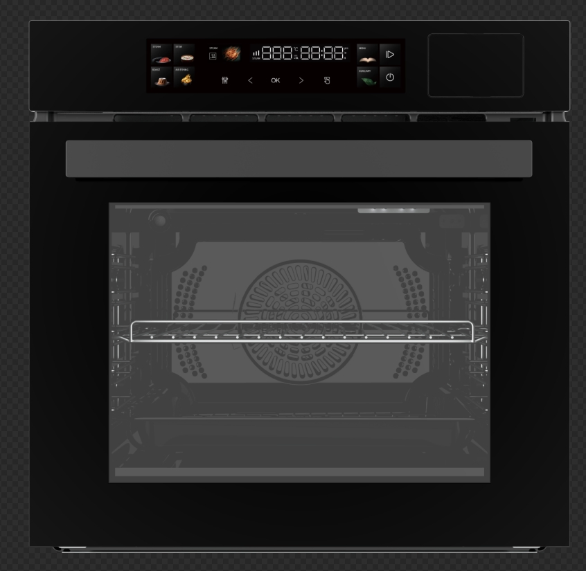 66L All-in-One Embedded Steam Oven with Colorful Touch & Convection Fan & 68 Smart Recipes