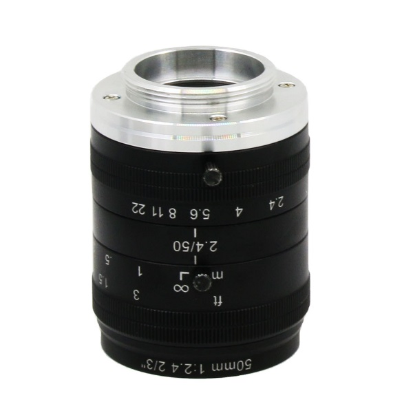 Объектив C-Mount 50mm F2.4 10MP для машинного зрения