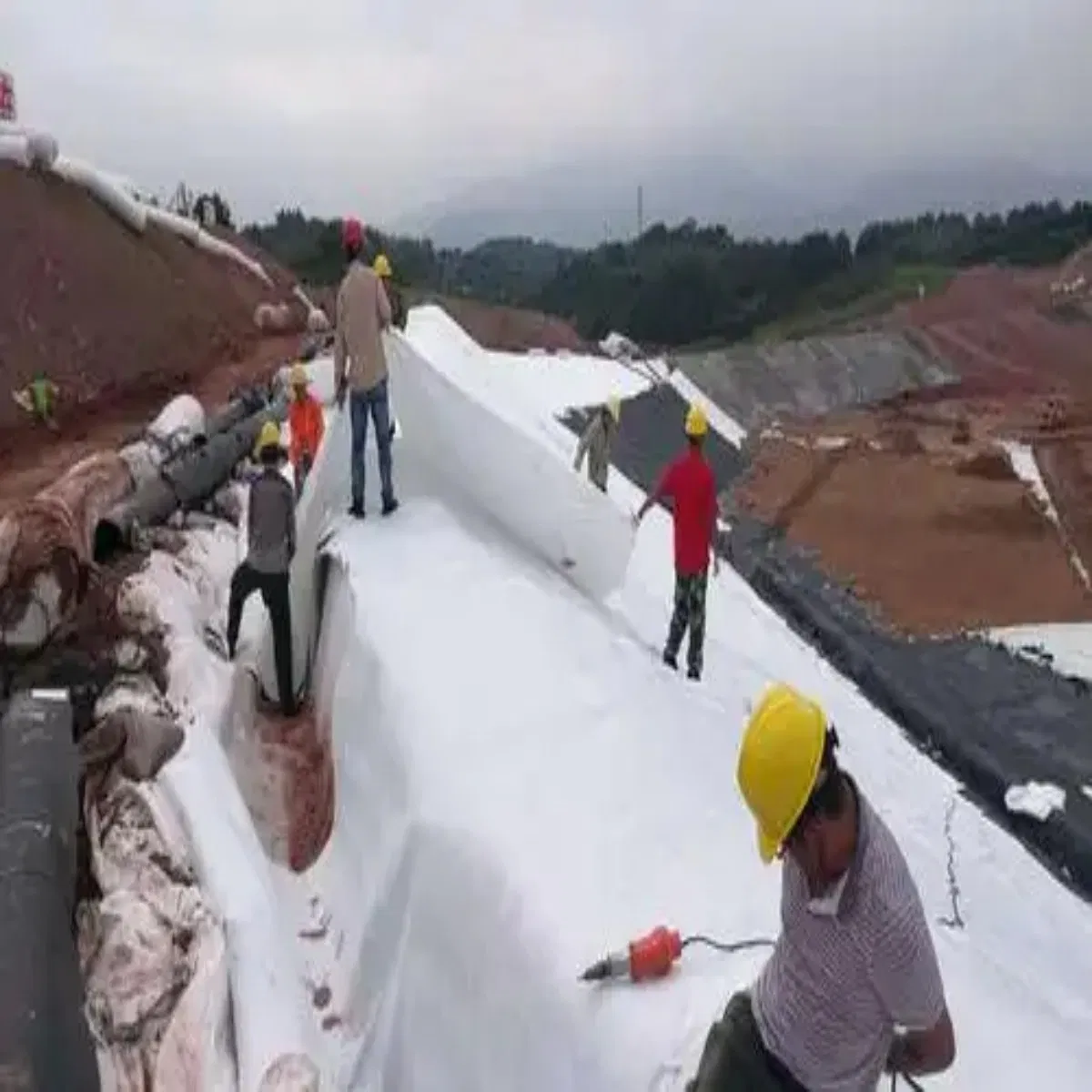 600g High-Quality PP Short Fiber Geotextile for Landscaping Projects