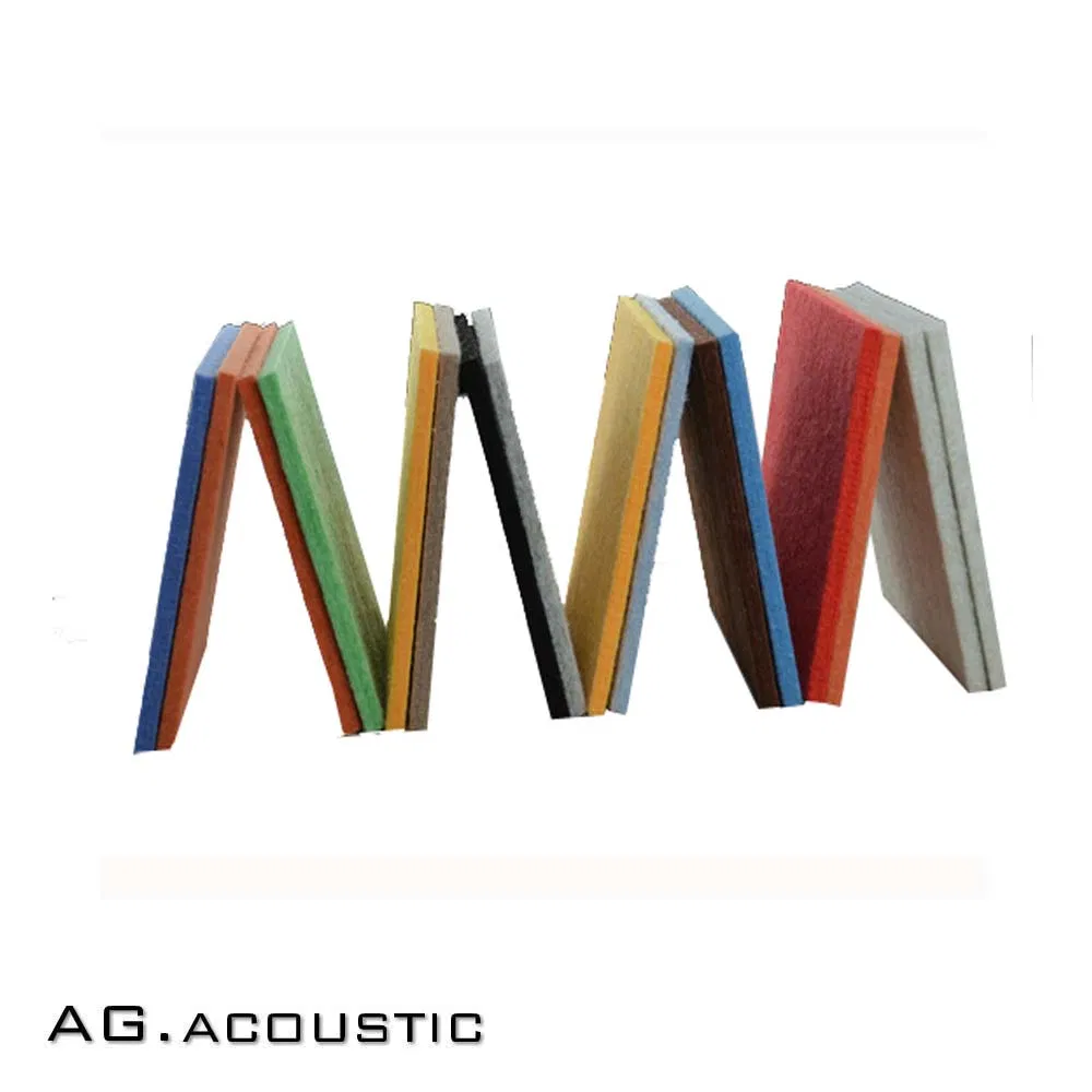 AG. Acoustic Sound Absorbing Material Thickness 24mm Polyester Fibre Pet Acoustic Panel for Auditorium