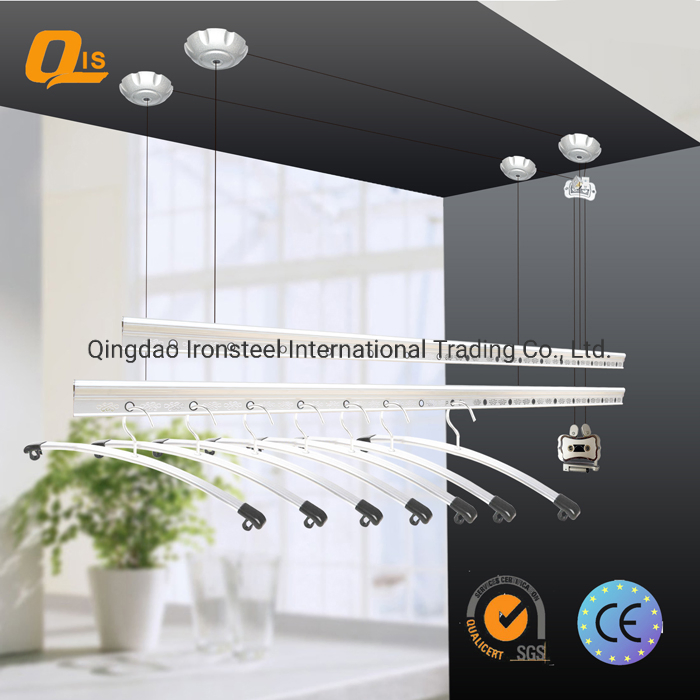 Домашняя алюминиевая сушилка для белья, подъемная