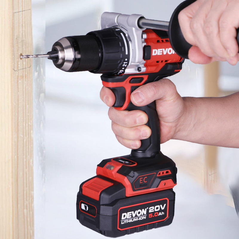 Аккумуляторная дрель-шуруповерт 20В, 160 Нм, бесщеточный мотор