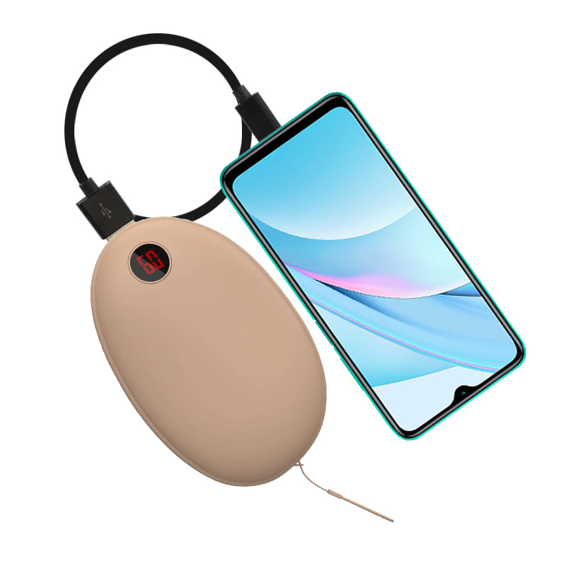 Cross-Border New Digital Display Portable Mobile Power Charging Treasure Electric Hand Warmer