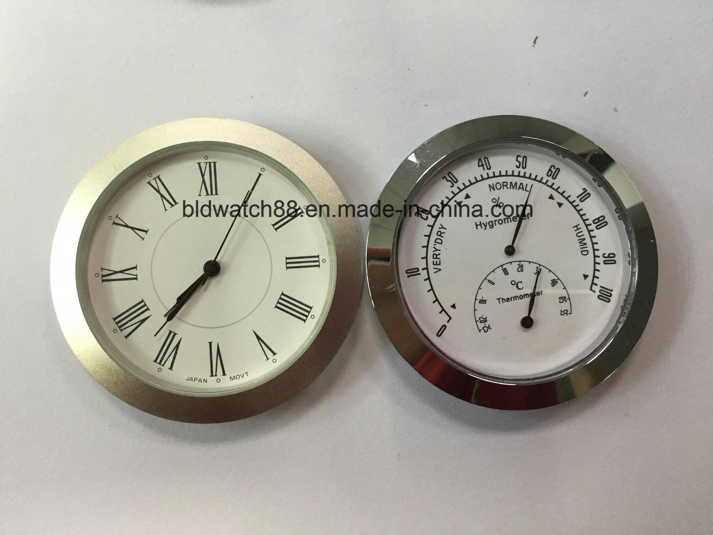 Metal Case Mini Clock Fit up Small Table Clock Inserts (25mm 27mm 33mm 37mm 41mm 45mm 55mm 60mm 65mm)