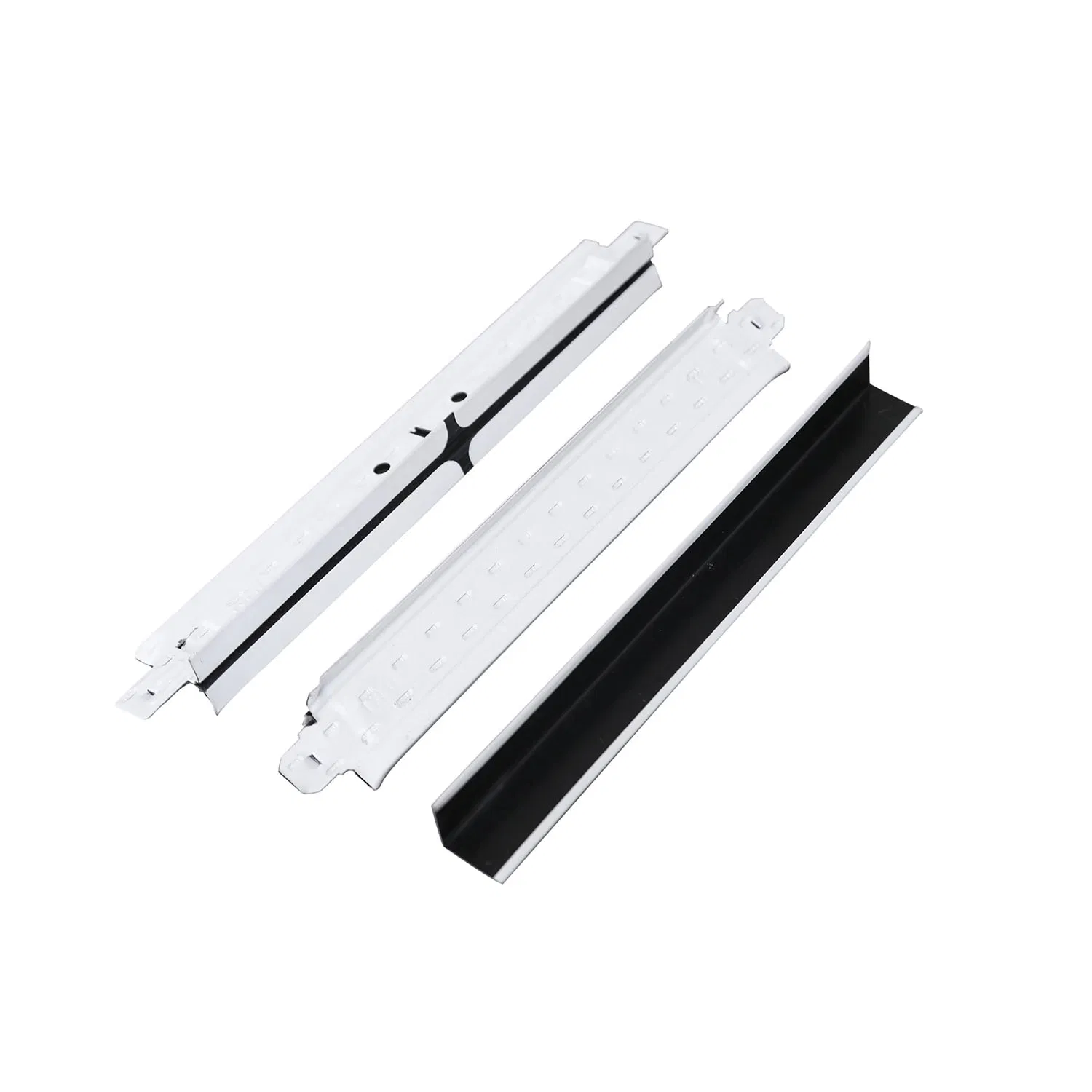 Elegant White and Gold Tee Bar for Contemporary Ceilings