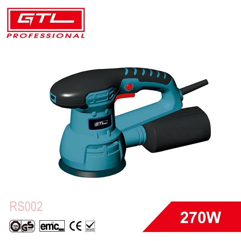 430W Electric Power Tools Random Orbit Sander, Variable Speed Rotary Sander with Sanding Pad Dia 125mm (RS002)