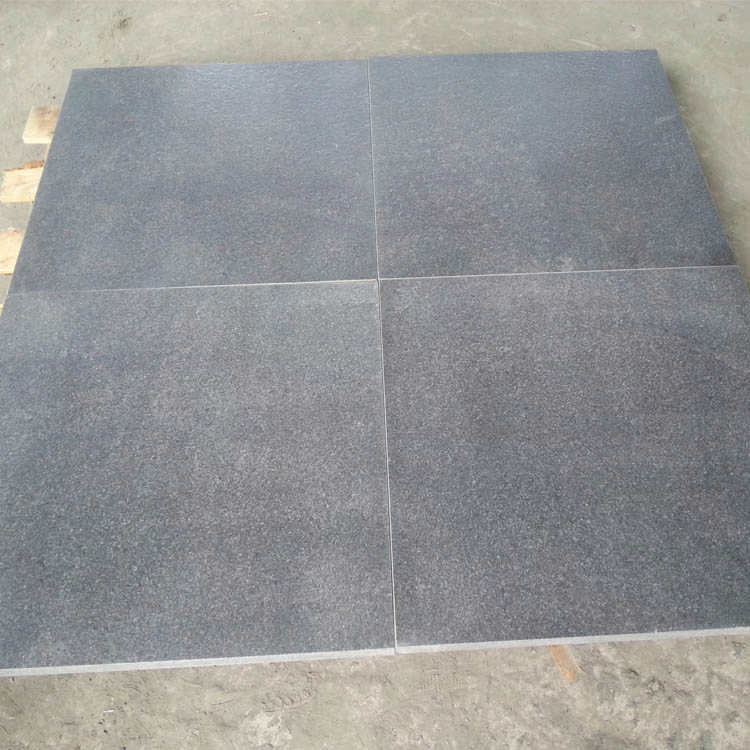 Polished G684 Black Pearl Granite Tiles for Indoor Floor Tiles