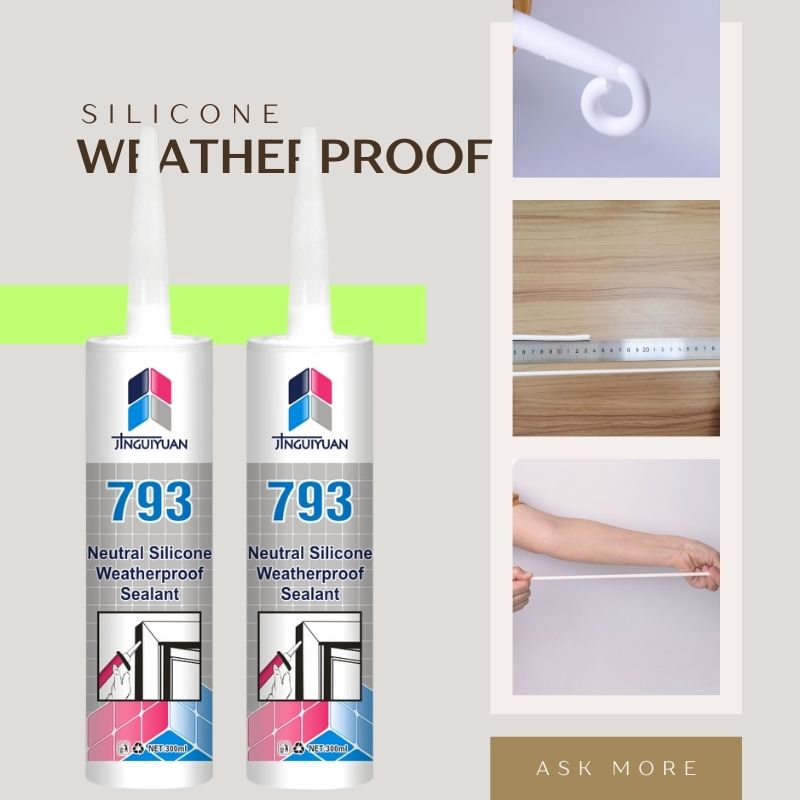 Topsen 793 Multi-Purpose Neutral Silicone Sealant Adhesive