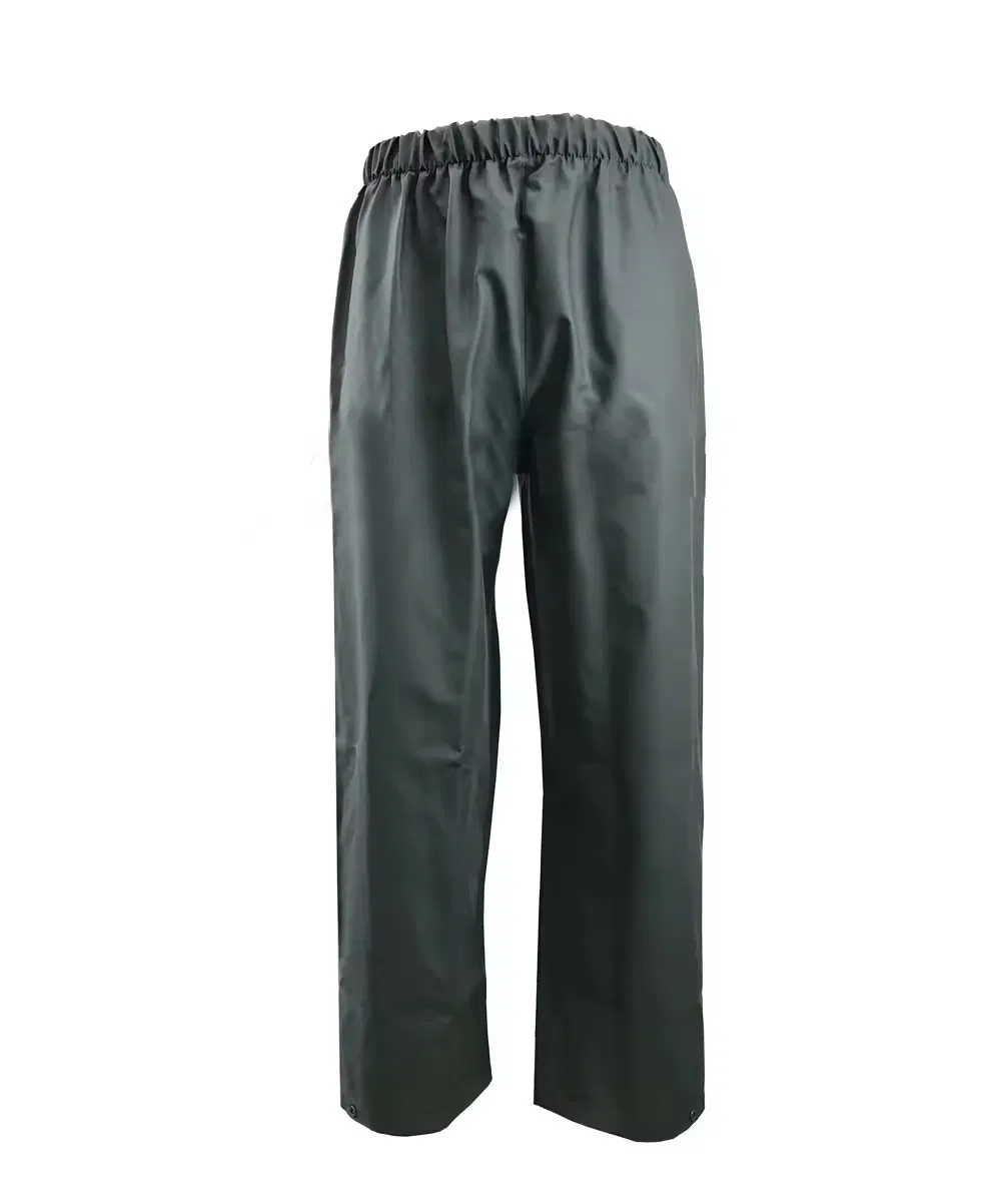 Durable Adult Male Rain Poncho with Adjustable Closures and Pockets