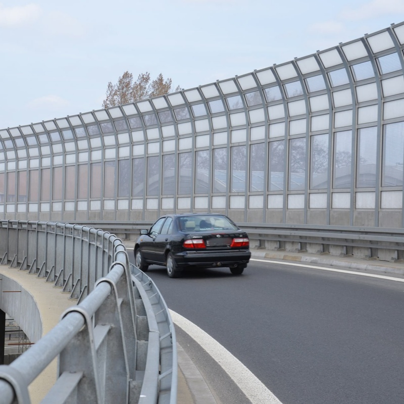 Wholesale Export Railway Noise Barrier Galvanized Steel Acoustic Wall Sound Barrier