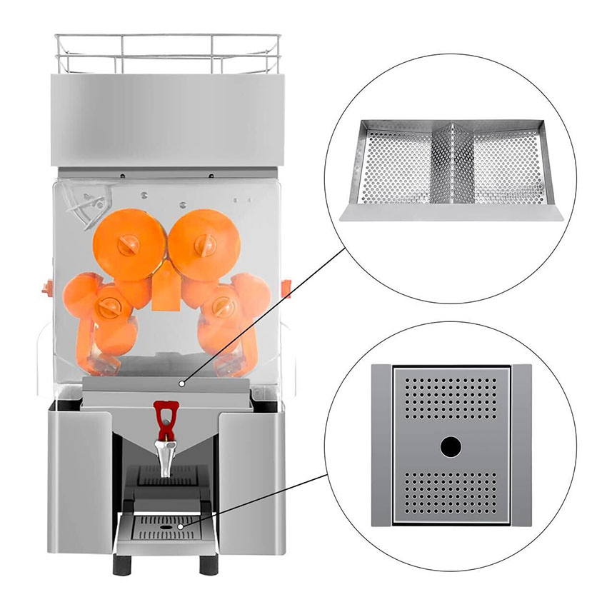 Commercial Orange Juicer Stainless Steel Automatic Juicer Machine Industrial Juice Maker Electric Orange Squeezer