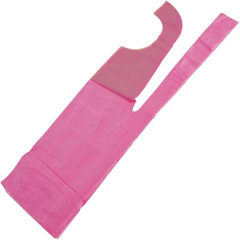 Waterproof Individually Packaged Plastic Disposable Aprons for Painting Cooking Housework Picnic