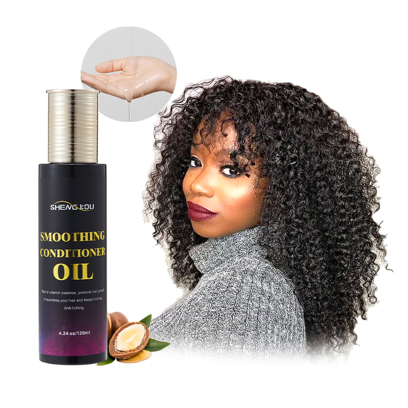 Custom Label 120ml Hair Treatment Product Scalp Smooth Anti Itch Glossy Repair Care Hair Argan Oil