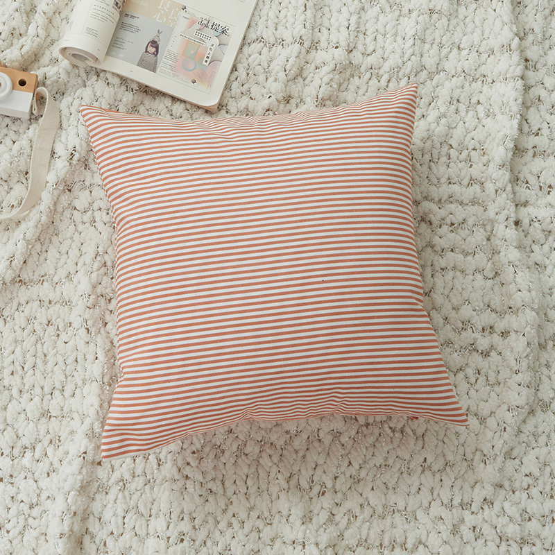 Modern Plaid Pillowcase Pillow Waist Pillowcase Without Core Pigment Plaid Pillowcase