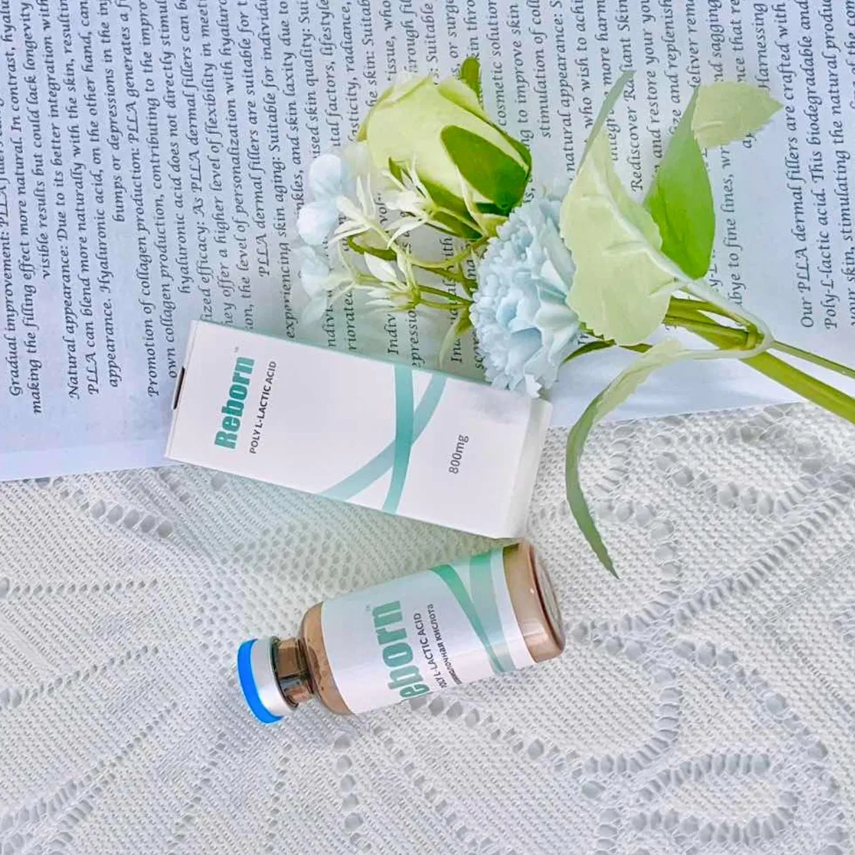Top Quality ISO 13485 9001 Approved Injectable Reborn Plla Skin Treatment-Poly-L-Lactic Acid Dermal Filler for Natural Long-Lasting Youthful Appearance