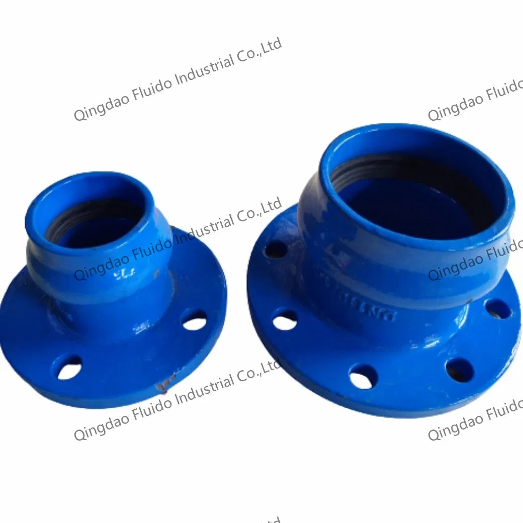 High Quality En545 Ductile Iron Pipe Fittings T-Type Flanged Socket