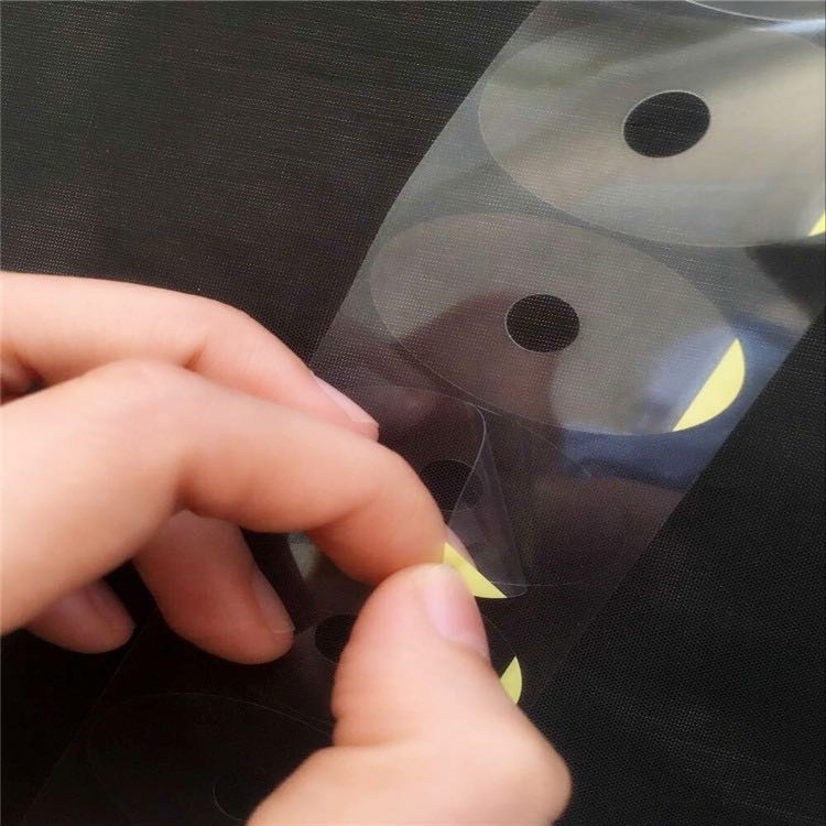 Blue Lens Polish Sticker for Eyeglasses Maintenance