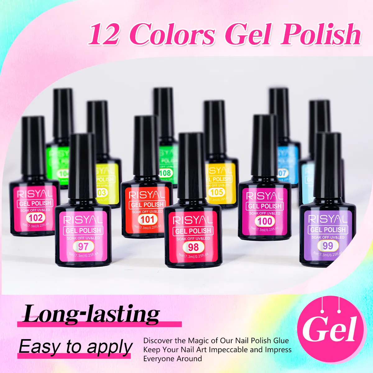 Professional Odorless Acrylic Gel Hybrid Kit Strong Nail Extension Tips Easy Application Solid Gel
