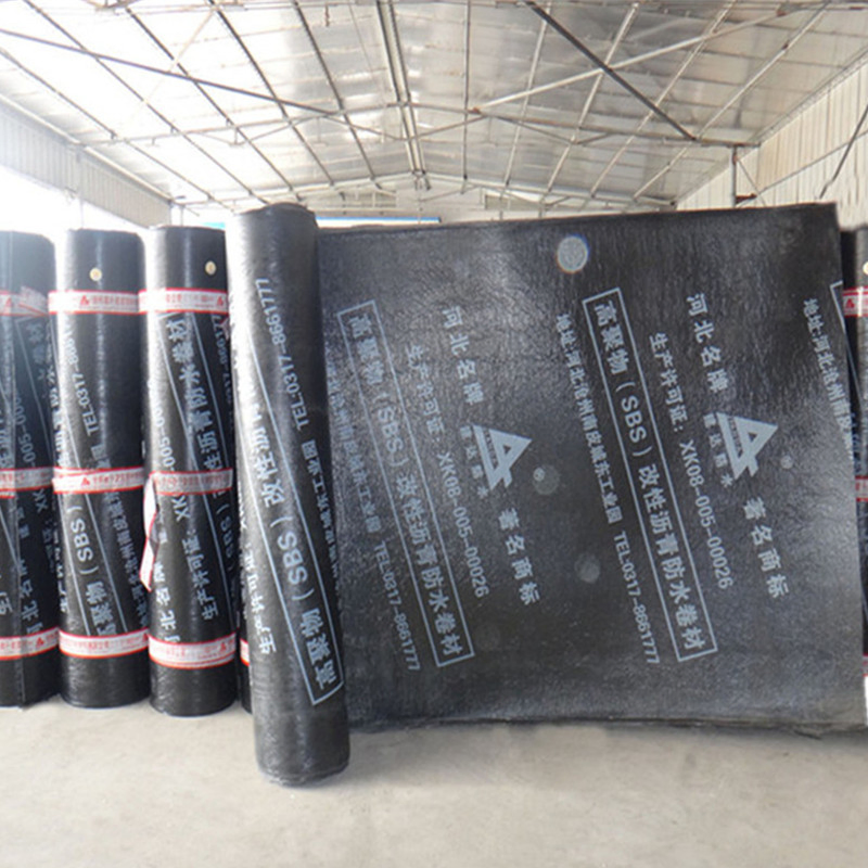 High Tensile Good Flexible Polyester Reinforced Sbs Modified Bituminous Waterproof Membrane for Concrete Roof