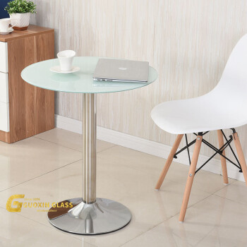 OEM Dia. 1000mm Clear Toughened Tempered Round Square Irregular Shaped Glass Table Top